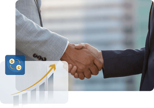 Handshake between business partners, symbolizing partnership